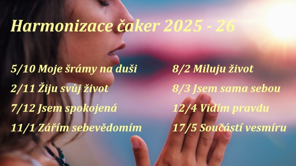 Kurz harmonizace čaker Happy-Mind